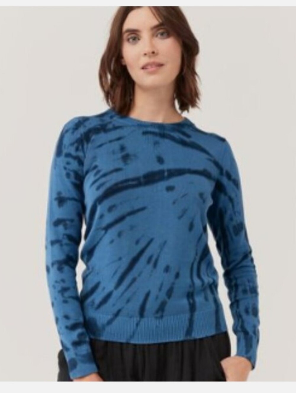 PACT Organic Cotton Crewneck Tie Dye Sweater Sz L